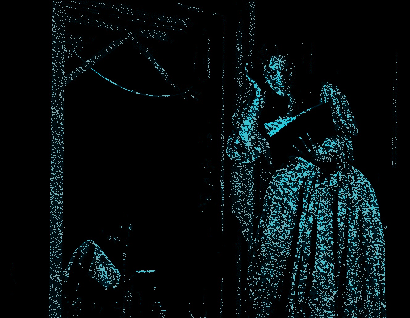 Rebecca S'manga Frank as Elizabeth Lavenza reads Victor Frankenstein's journal
